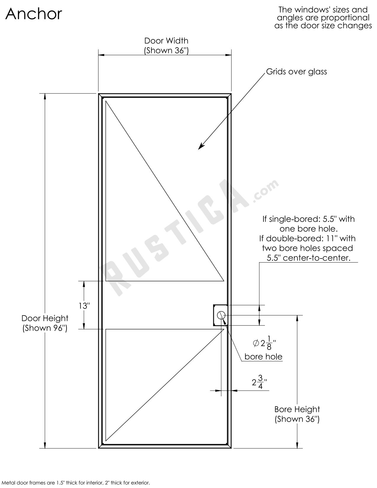 Dimensions Of Commercial Exterior Double Door at Albert Prowell blog